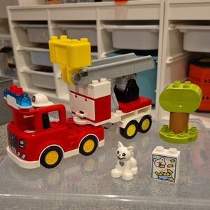 Lego Duplo Fire Truck Complete Set -- Light & Sound -- # 10969 -- No Box